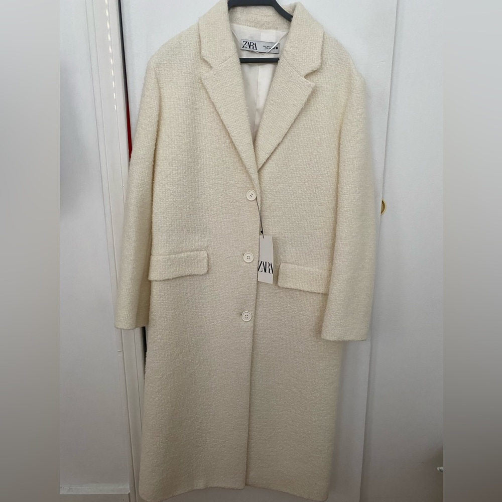 Long Zara Coat, Size Small